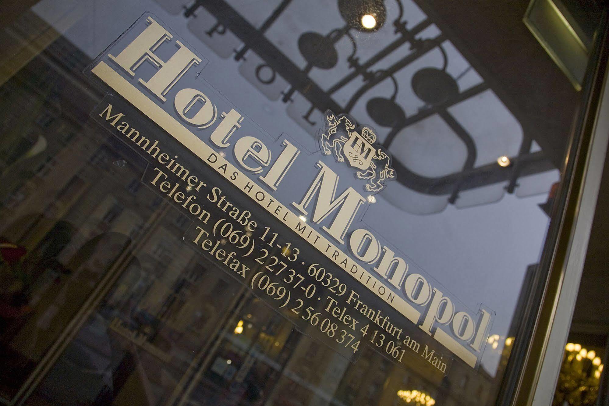 Hotel Monopol - Central Station Frankfurt pe Main Exterior foto